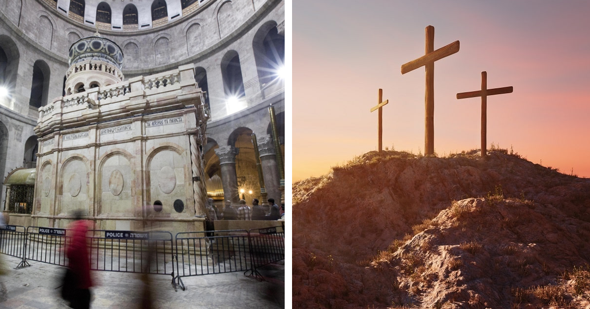 santo sepolcro golgota dove si trova